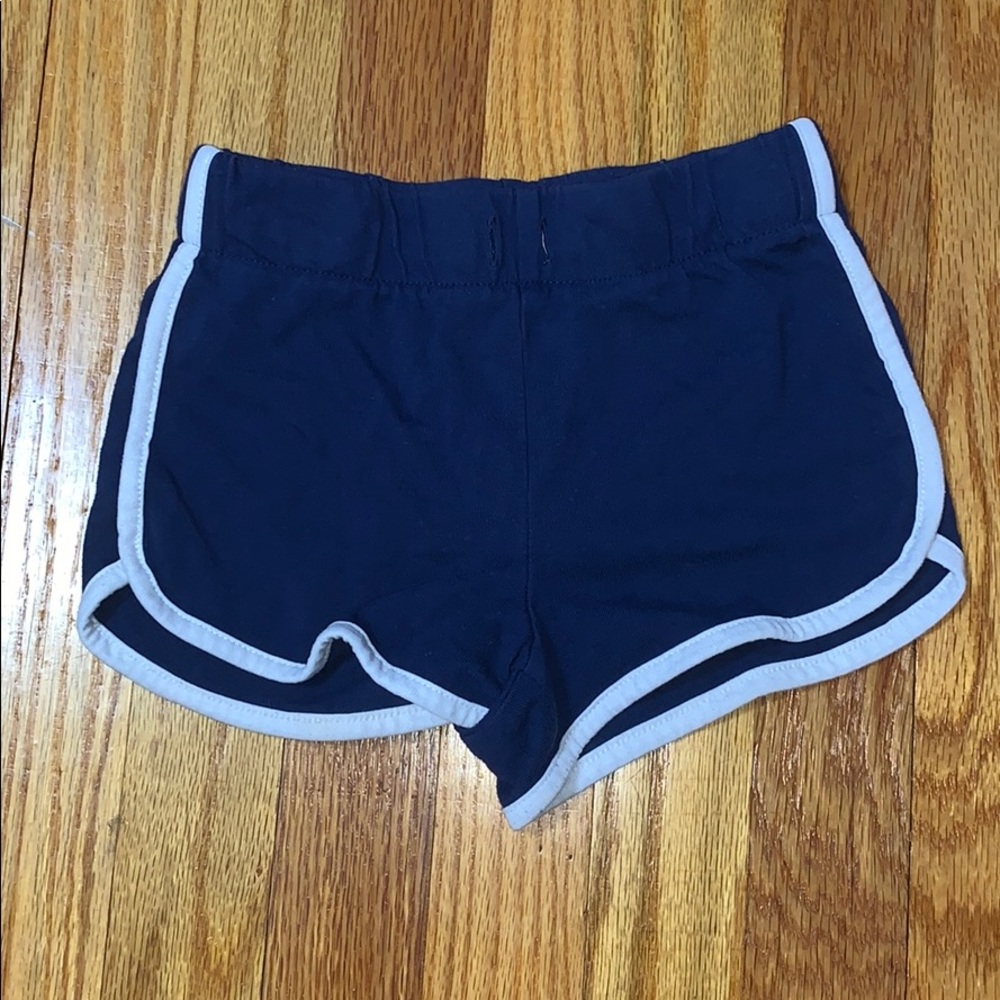 Navy and white shorts